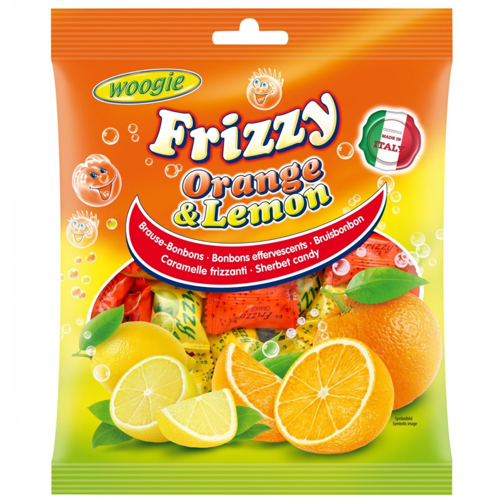 Woogie Frizzy Orange & Lemon 250g DLC: NOV2024