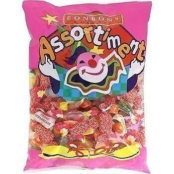 Woogie Bonbons Choisis Assortiment 1Kg DLC: FEV2025