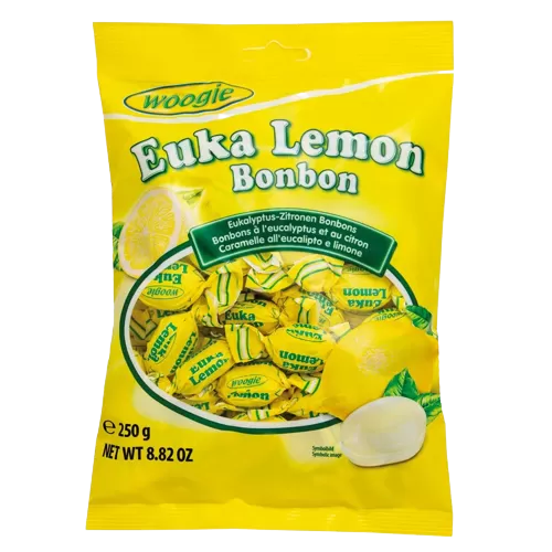 Woogie Euka Lemon Bonbon 250g DLC: JAN2026