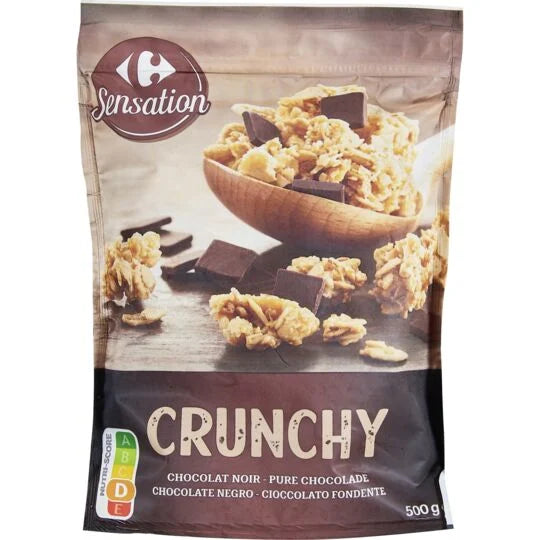 Céréales Crunchy Chocolat Noir CARREFOUR 70g