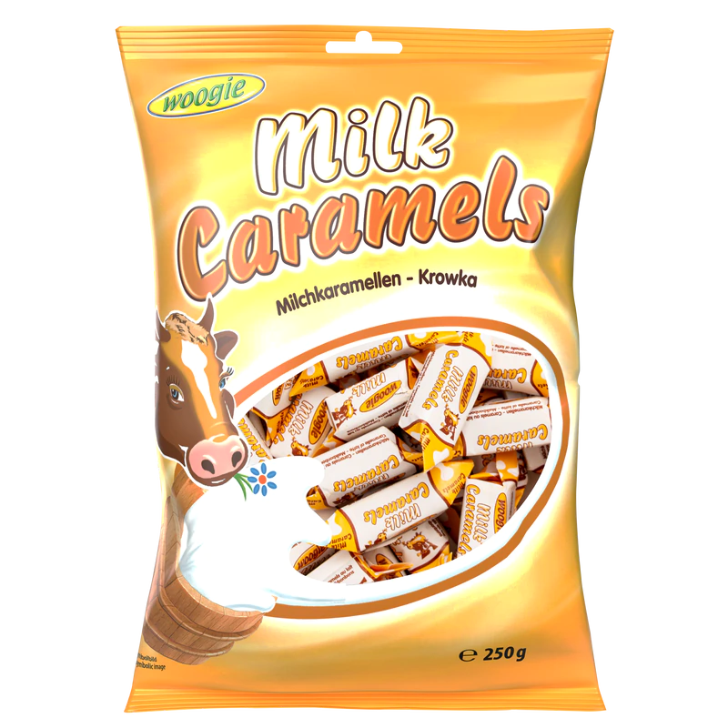 Woogie Milk Caramels 250g DLC: JAN2024