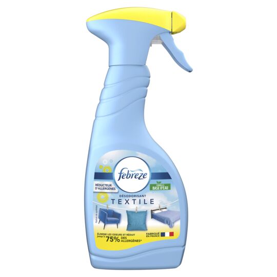 Désodorisant Textile Réducteur d'Allergène FEBREZE le Spray de 500mL