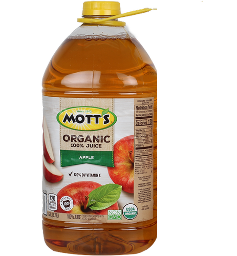 Motts Organic 100% Apple Juice 3.78L DLC: 17 Juin25