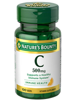 
              Nature s Bounty Pure Vitamin C Caplets 500mg 100 Ct DCL: MAR25
            