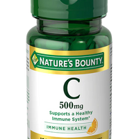 Nature s Bounty Pure Vitamin C Caplets 500mg 100 Ct DCL: MAR25