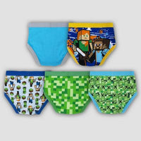 
              Boys' Mojang Minecraft 5pk Briefs Underwear Size 4
            