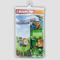 
              Boys' Mojang Minecraft 5pk Briefs Underwear Size 4
            