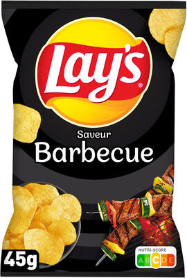 lay's Chips  saveur barbecue  45g  DLC: 03 Nov24