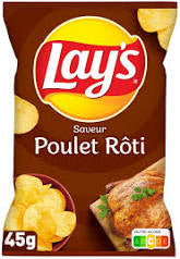Lay's Saveur Poulet Rôti  45g   DLC: 20 Oct24