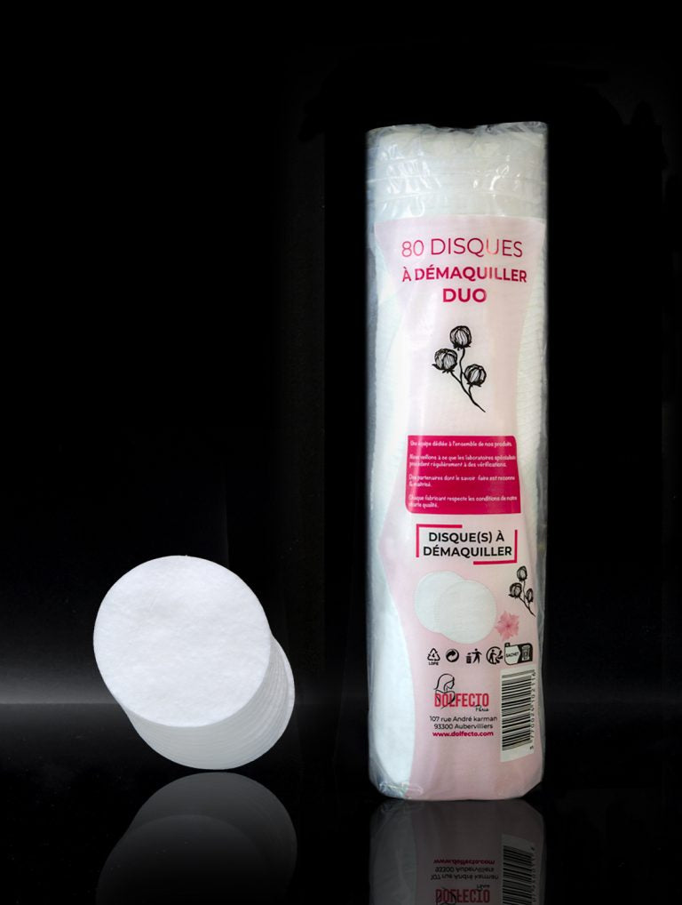 Dolfecto 80 Disques à Démaquiller Duo