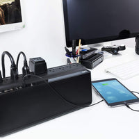APC Back-UPS 850VA, 120V, 2 USB charging ports, 9 NEMA outlets (3 surge)