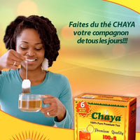 100 Tea Bags Chaya 100% Pure Premium Tea DLC: AVR2026