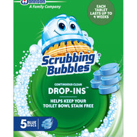 Bubbles Store 4.4 4.4 out of 5 stars 6,037 Reviews Scrubbing Bubbles Drop-Ins Toilet Cleaning Tablets, Toilet Bowl Stain Remover, 5 Count
