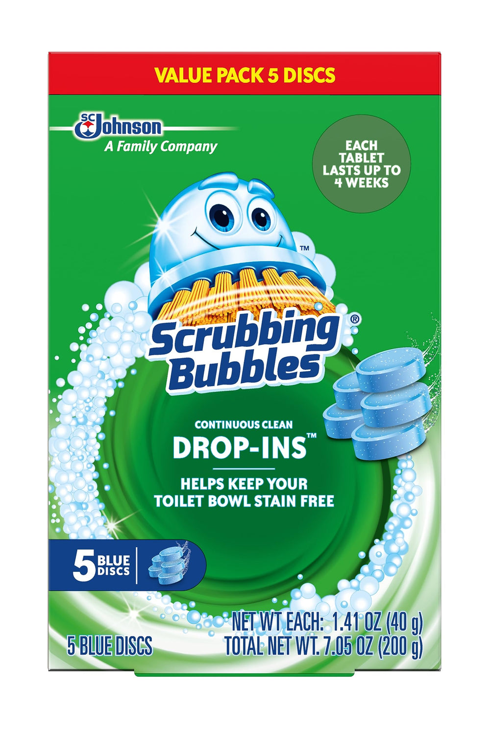 Bubbles Store 4.4 4.4 out of 5 stars 6,037 Reviews Scrubbing Bubbles Drop-Ins Toilet Cleaning Tablets, Toilet Bowl Stain Remover, 5 Count