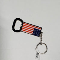 1pc Porte-Clés avec Motif Drapeau Américain - Décapsuleur Patriotique - Cadeau Souvenir