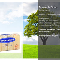 Superclair Mydło Marsylskie 4x200g