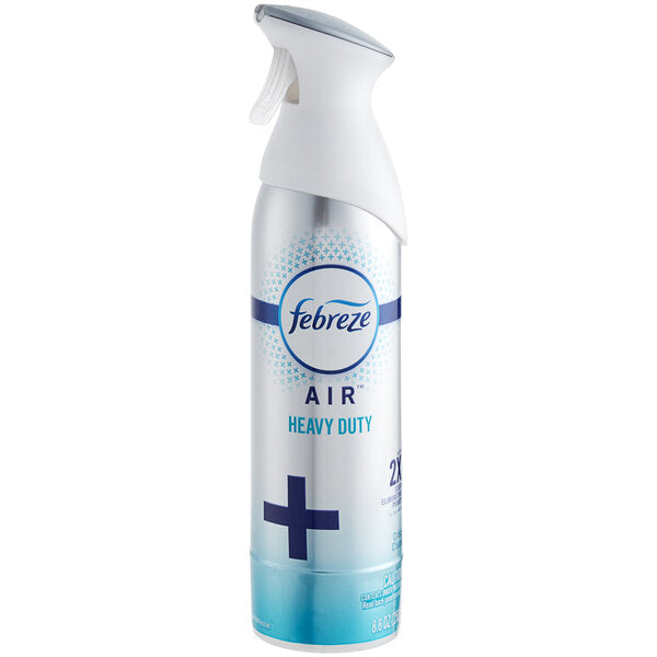 Febreze Odor-Eliminating Air Freshener, Heavy Duty Crisp Clean, 8.8 fl oz(250g)