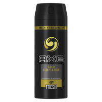 AXE DEODORANT BODY SPRAY - GOLD TEMPTATION 150ML