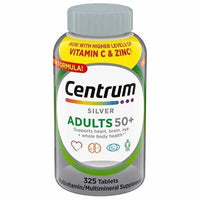 
              Centrum Silver Adultes 50+ Comprimés multivitaminés - 325 comprimés, exp. 12/2026
            