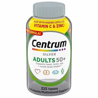 Centrum Silver Adultes 50+ Comprimés multivitaminés - 325 comprimés, exp. 12/2026