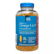 Members Mark Omega 3-6-9 Softgels, 1600 mg (325 unités) – Santé du cœur, du cerveau, des articulations, de la peau et des yeux, mélange d'acides gras essentiels