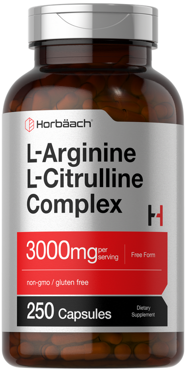 L-ARGININE L-CITRULLINE COMPLEX 3000MG PER SERVING | 250 CAPSULE DLC: 01/2028