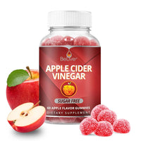 BeLive Apple Cider Vinegar Gummies - ACV Gummies Without Sugar I Detox & Cleanse Digestive Health I Alternative to Capsules, Vegan, Keto Friendly, Non-GMO, Gluten Free | 60 Ct DLC:10/2026