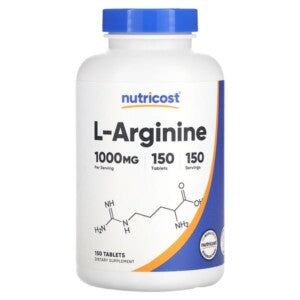 Nutricost L-Arginine 1000 mg 150 DLC: 02/2028