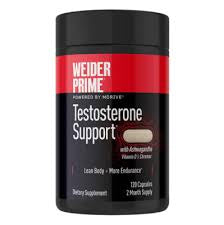 Weider Prime Testosterone Support, 120 Capsules DLC: 07/2027