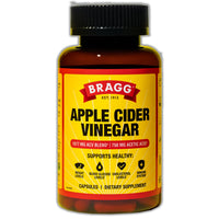 Bragg Apple Cider Vinegar 750 mg Capsules (180 Count)DLC: 09/2027