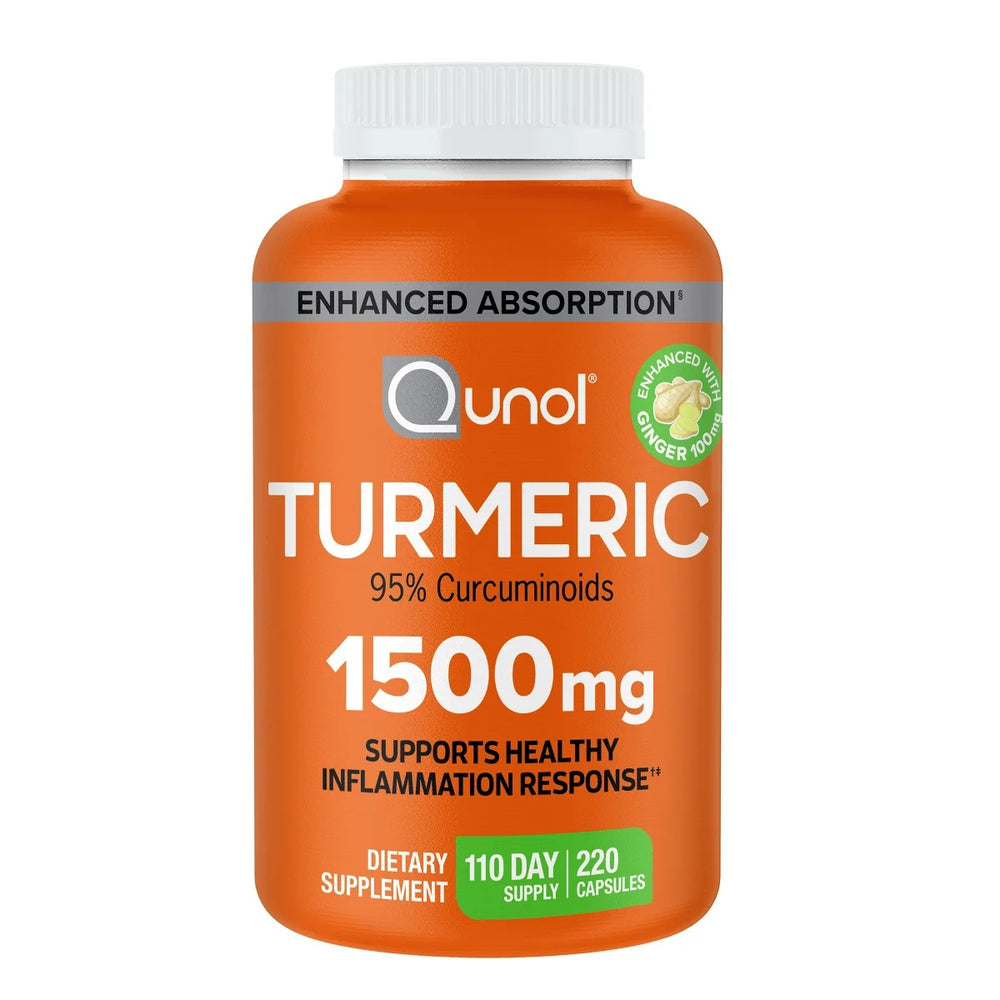 Qunol Turmeric 1,500mg., 220 Capsules DLC: