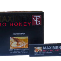Maximen Bio Honey 100% Bio Miel-Ginseng Sachet de 20g
