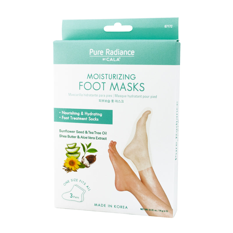 CALA FOOT MASK 3 PAIRS/PK MOISTURIZING DLC: AOÛT2024