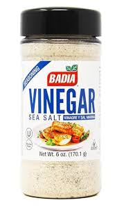 Assaisonnement vinaigre et sel de mer Badia 6 oz