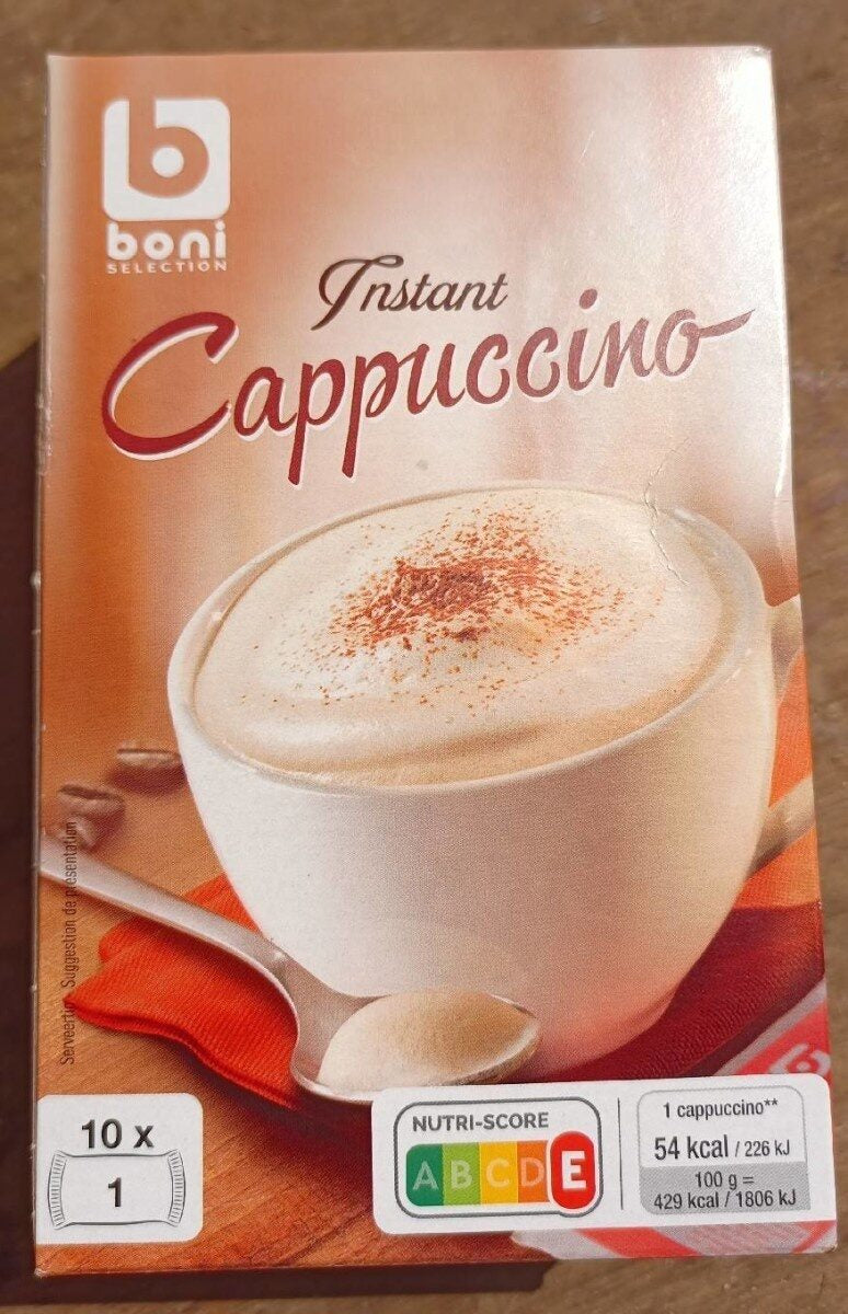 Instant cappuccino - Boni Selection 125g DLC: Déc26