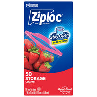 Ziploc – Sacs de Conservation Quart (50 unités)