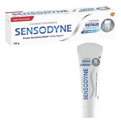 96.4g Sensodyne Repair & Protect Whitening Toothpaste Oral Dental Health Care
