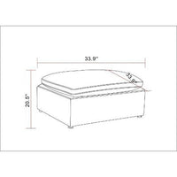 Allandale Modular Sectional Sofa Ottoman - Threshold
