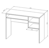 
              Student Writing Desk with Storage White - Room Essentials LPEU857273
            