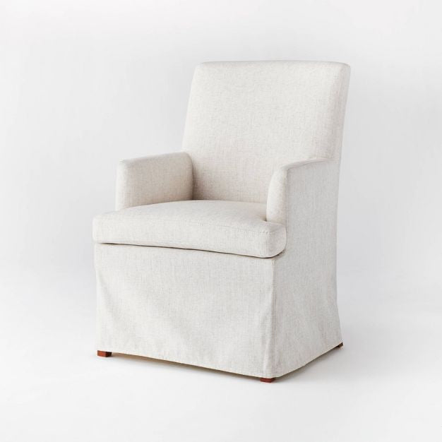 Upholstered Dining Chair Cream - Threshold designed with Studio McGee LPFN960122