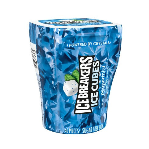 ICE BREAKERS Ice Cubes Peppermint Sugar Free Chewing Gum (4 ct., 40 pcs.)