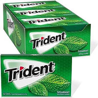 Trident Spearmint Sugar Free Gum (14 pieces)-DLC: Janv26