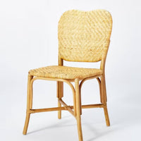 Interlaken Rattan with Woven Seat and Back Dining Chair - Threshold designed with Studio McGee: Honey Yellow, No Assembly Required