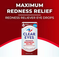 Gouttes Oculaires Clear Eyes Maximum Redness 0.5 Fl Oz