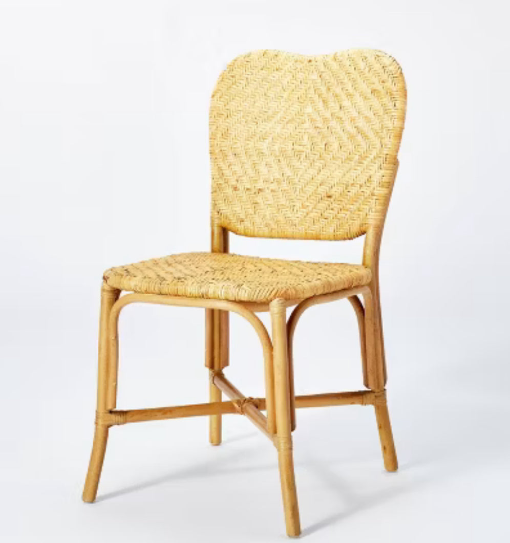 Interlaken Rattan with Woven Seat and Back Dining Chair - Threshold designed with Studio McGee: Honey Yellow, No Assembly Required