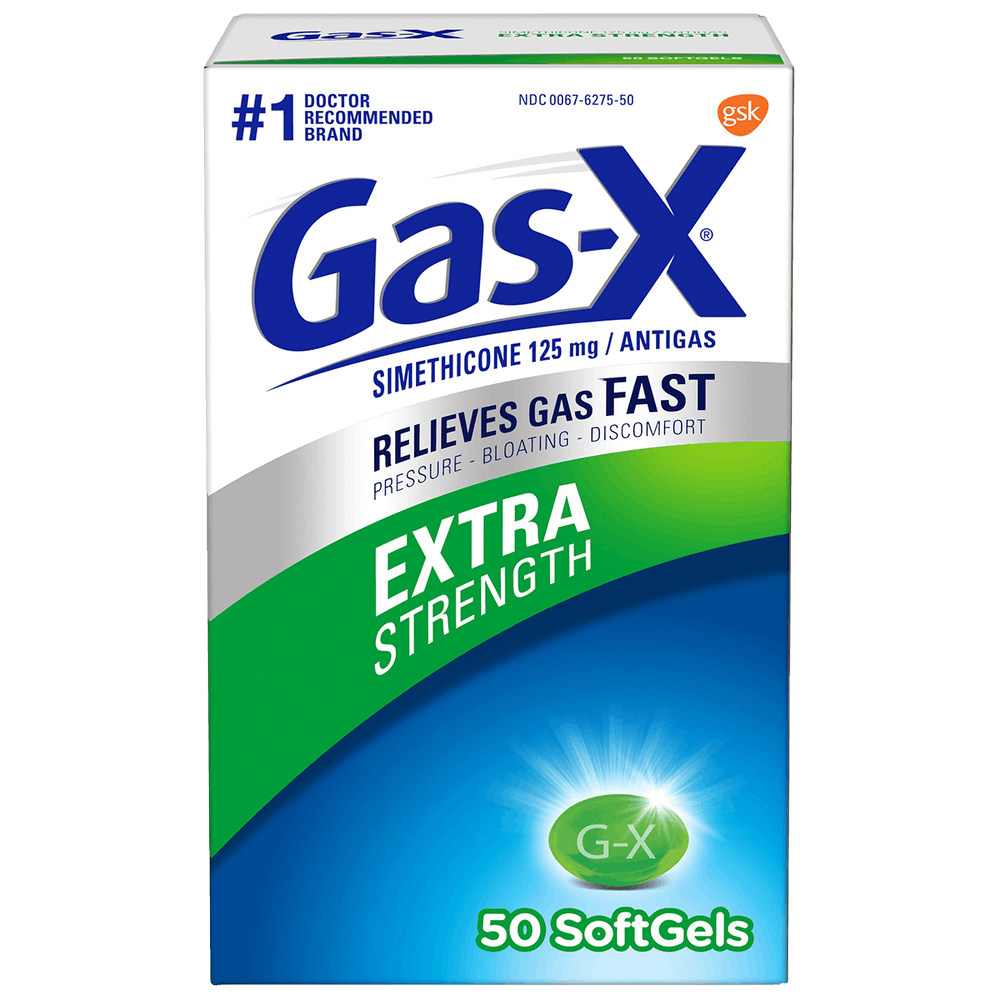 Gas-X Extra Strength Anti-Gas Softgels, 125 mg (120 ct.)