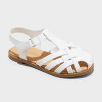 Toddler Girls' Ella Ankle Strap Sandals - Cat & Jackâ„¢ White 10T