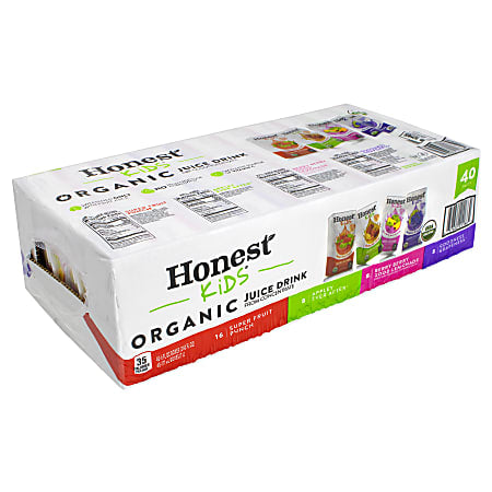 Honest Kids Organic Fruit Juice Drink Boxes Variety Pack (6 oz., 40 pk.)