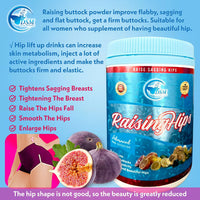 
              Raising Hips Complement Alimentaire Grossir les Fesses en Poudre DLC: 09 DEC25
            