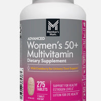Member's Mark Advanced Women for 50+ with Cranberry, Multivitamin, 275 Tablets DLC: 03/2027